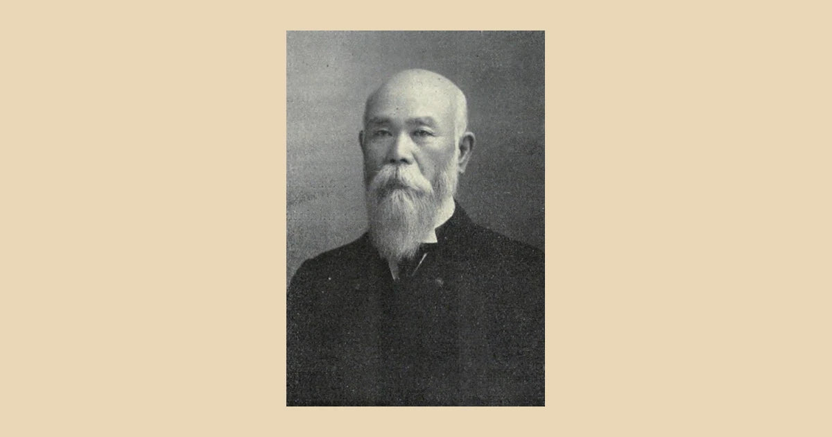 Otani Kahee, Meiji-era Japanese tea export magnate, 1910 photograph (Public Domain)